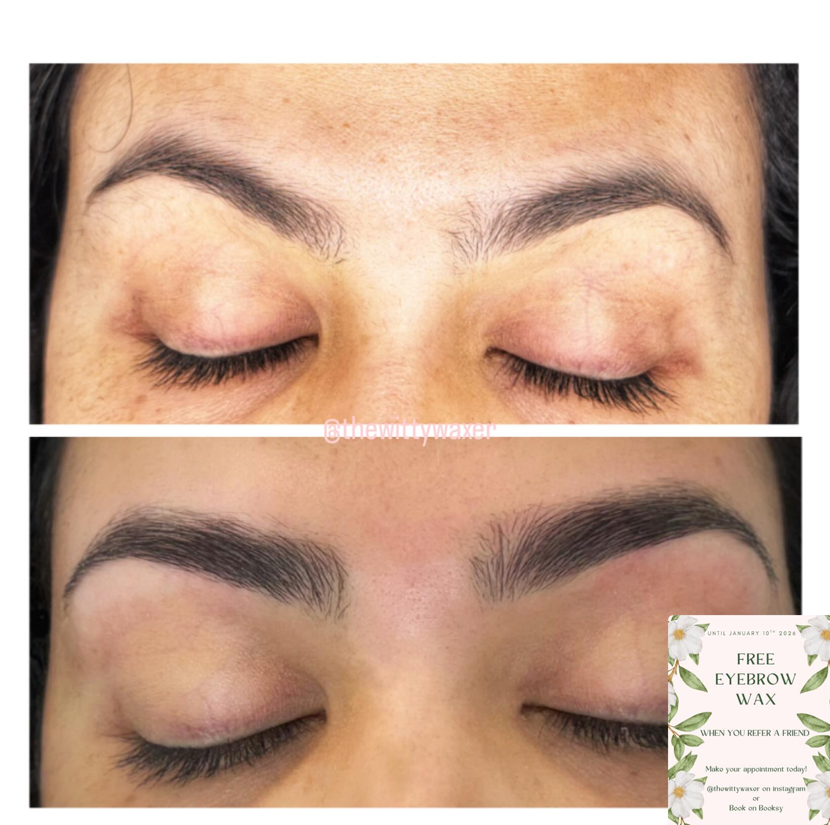 Waxed with love and a little holiday magic ❤️✨Book your appointment ASAP#holidaybrowspecial #eyebrowwaxing #209waxing #waxingmodesto