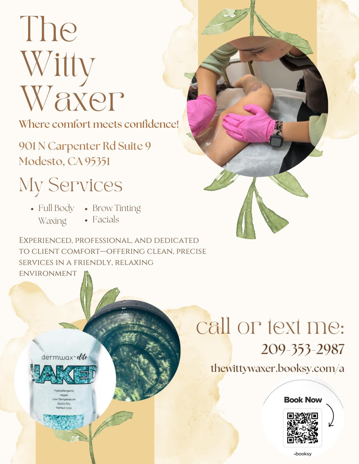 Your friendly neighborhood waxer — saving the day one wax at a time ☺️Book your appointment today! #waxing209 #booktoday #modestowaxing #smoothskin #feelbeautifulinyourownskin