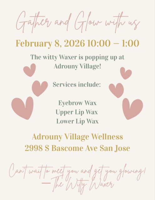 Counting down the days until I get to make you feel your best! ✨#sanjose #facialwaxing #popupevent #adrounyvillagewellness