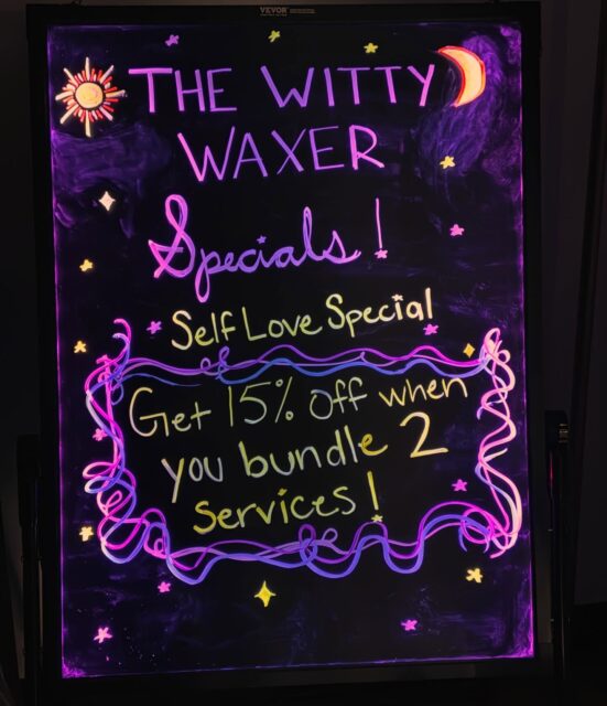 Get your self love bundle on! Book your appointment today ✨🥰#selflove #special #waxing209 #modestowaxing #bookwithme💋‼️
