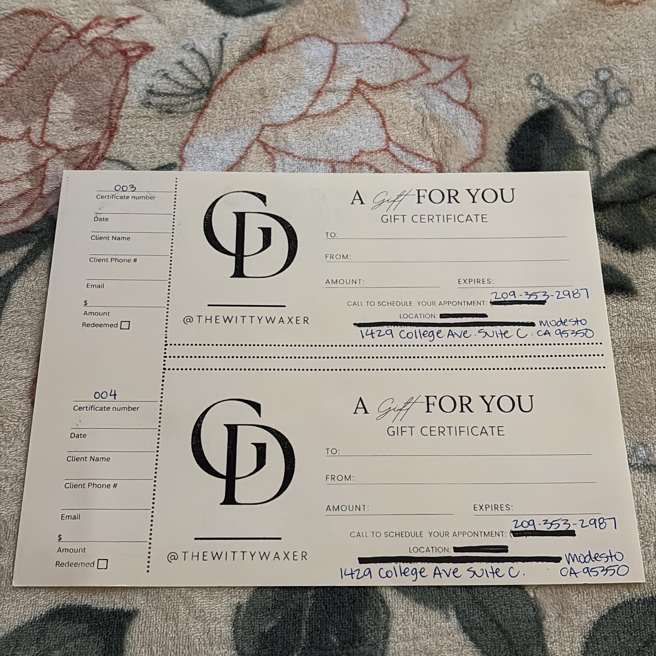 I know they look a little ratchet right now, but I have gift cards! There’s tons of spring and summer birthdays to get gifts for! Don’t forget me when the time comes. 💁🏻‍♀️#giftcards #waxingappointment #getyourbuttinhere #igotchu
